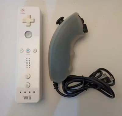 Genuine Nintendo Wii Controller & Nunchuck • $13