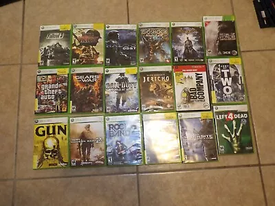 $25 • Buy Empty Xbox 360 Cases No Disks Gears Of War Modern Warfare Farcry Call Of Duty