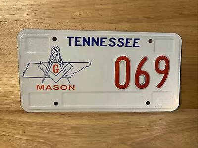 1996 Tennessee Mason License Plate 069 • $27.99