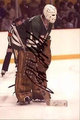 Pete Lopresti Signed 4x6 Photo Minnesota North Stars Edmonton Oilers Autograph • $0.01