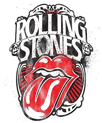 Rolling Stones Iron On Transfer For T-Shirt & Other Light Color Fabrics #2 • $5