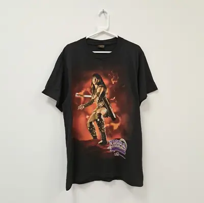 Xena Warrior Princess 1998 Vintage 90's Rare Black T-shirt Size L • £50