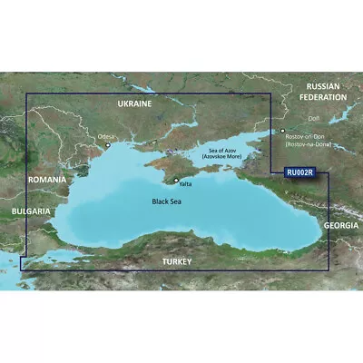 Garmin BlueChart G3 HD HXRU002R - Black Sea & Azov - MicroSD/SD (010-C1064-20) • $124.79