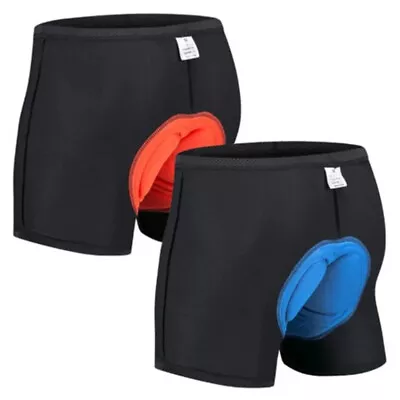 Men's Cycling Shorts Comfortable Underwear Sponge Gel 3D Padded Bike Short Pants • $11.98