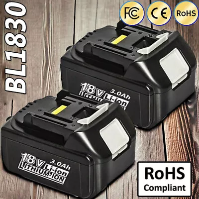 2Pack For Makita BL1850 18V LXT Lithium 3.5Ah Cordless Tool Battery Li-Ion W/LED • $23.75