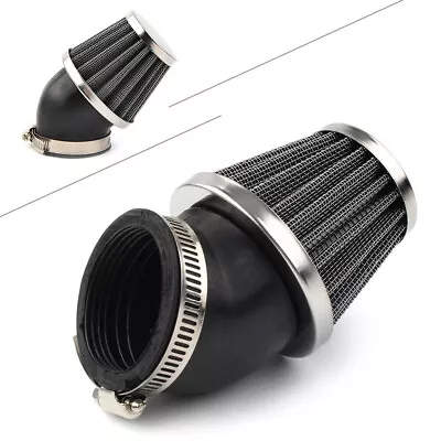 50mm Air Filter Cleaner Fit Universal Motorcycle Scooter ATV Pit Dirt Bike Honda • £6.95