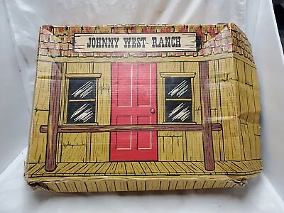 Vintage 1960s Johnny West Best Of The West RANCH Display Box Diarama LOT 1 • $59.99