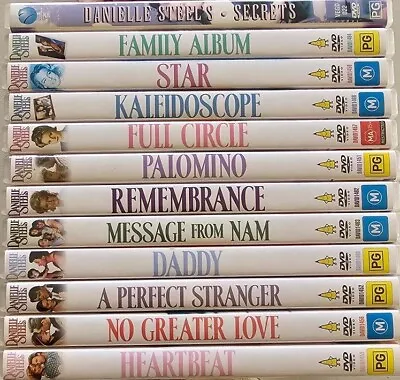 Danielle Steel's 12 Movie Romantic Drama Film COLLECTION (12 DVD SET) Steels R4 • £12.38