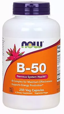 NOW Supplements - B-50 250 Veg Capsules • $29.75