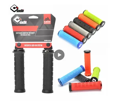 ODI Lock On Grips MTB Bike Grips Rubber Handle Ergonomic Bike Accessories Mtb • $34.99