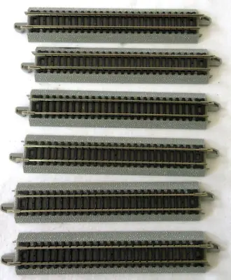 $10.95 • Buy BACHMANN N SCALE E-Z TRACK 5 INCH STRAIGHT PACK (6) PCS Nickel Silver