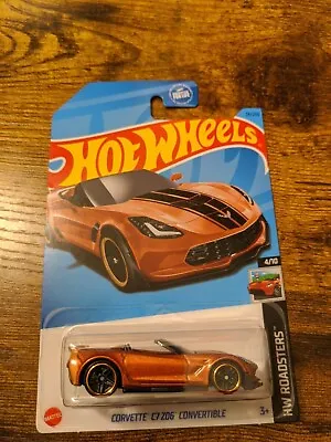 Hot Wheels Corvette C7 Z06 Convertible ( Hw Night Burnerz 4/10 ) • $8