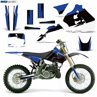 Decal Graphic Kit Suzuki RM 250 RM250 Dirt Bike Number Backgrounds Deco 96-98 RB • $79.95