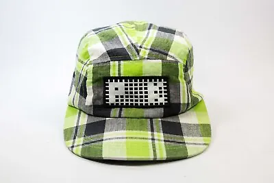 Pulp Kitchen 5 Panel Cap Hat Adjustable Green Black White Print • $29.50