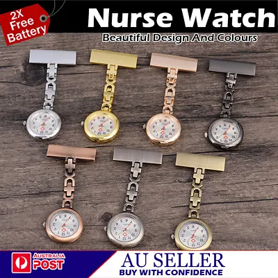 Brand New Metal Medical Nurse Brooch Nurse Nursing Pendant Pocket Fob Watch  *AU • $3.49