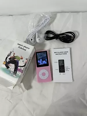 Music Player MP3 Voice Recorder FM Radio Photos Alarm Clock Ebook 32GB  Pink • $17