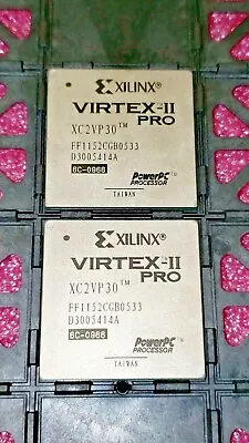 Xilinx XC2VP30-6FF1152C FPGA Virtex-II Pro 1152-Pin FC-BGA 644 I/O • $235