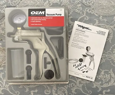 Mityvac Automotive Test And Bleed Kit Preowned • $24.99
