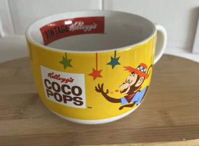 Vintage Kellogg's Coco Pops Cereal Bowl Mug With Handle 2018 • £10