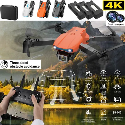 $36.98 • Buy Drones Quadcopter 5G 4K GPS Drone X Pro With HD Dual Camera WiFi FPV Foldable RC