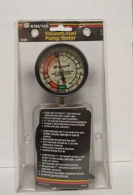 Vacuum/fuel Pump Tester Equus 3220 • $12.99