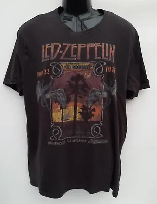 LED ZEPPELIN In Concert June 22 '77 Inglewood California Off. Lic. Tee Shirt 2XL • $33.60
