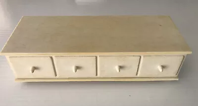 $14.97 • Buy VINTAGE BARBIE FURNITURE SUSY GOOSE HOPE CHEST 1960s Off White Drawer Opens 