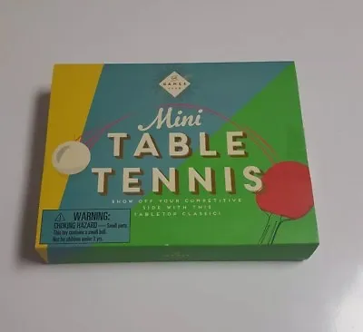 Mini Table Tennis Ping Pong Game Convert Any Table To Table Tennis - New  • $6