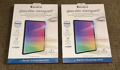 $21.49 • Buy ZAGG InvisibleShield Glass Elite VisionGuard Plus - Apple IPad 12.9 Gen 5/4/3