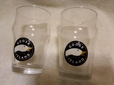 Goose Island 2 Half Pint Glasses • £9