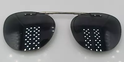 Vintage Oliver Peoples 5036 Silver Oval Metal Clips-On Sunglasses Frames Japan • $54.13