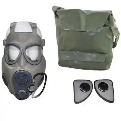 HALLOWEEN ARMY COSTUME Genuine Military Czech Gas Mask M10M W/Straw Surplus • $39.99