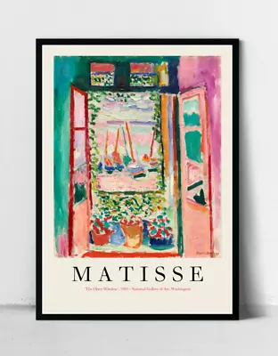 £7 • Buy Matisse Open Window Art Print Poster, Henri Matisse Art