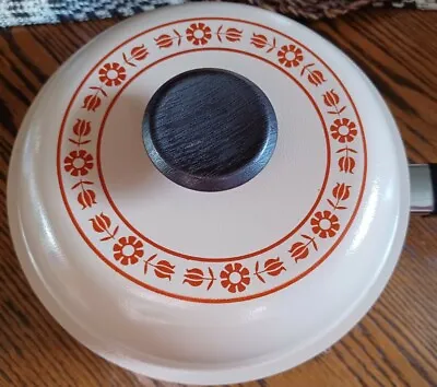 $24 • Buy Vintage Regal Ware Cast Aluminum Pot With Lid Flower Pattern