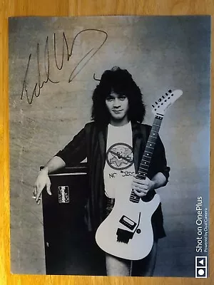 Eddie Van Halen - Autographed Signed 8 X10 Photo (Van Halen) Reprint • $18