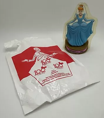 Disney 100 Years Of Magic McDonalds 2002 Happy Meal Toy Cake Topper Cinderella • $5