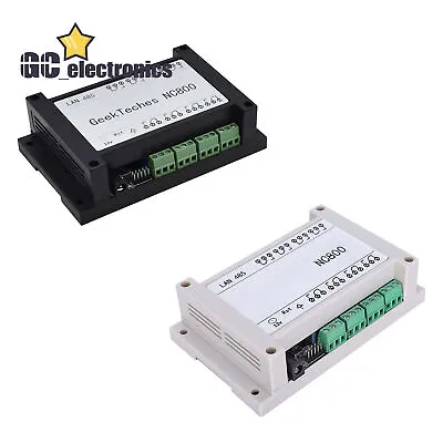 £46.67 • Buy Ethernet TCP/IP Remote Control Module RJ45 Server 8Channels Relay Integrated