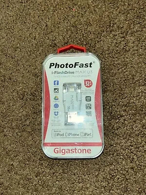 PhotoFast Gigastone USB 3.0 I-FlashDrive MAX U3 For IOS - White 32GB • $60