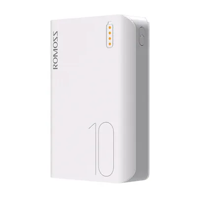 $27.99 • Buy ROMOSS Power Bank 10000mAh Dual USB Fast Mini Portable Phone Battery Charger LED