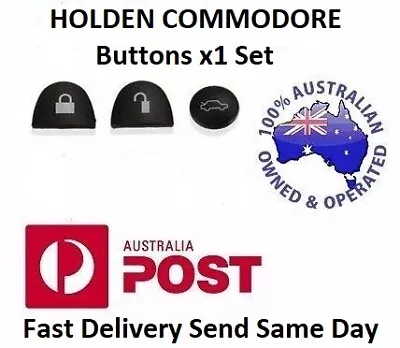 1X Universal  Holden Commodore Silicone Key Buttons SET VS VT VX VY VZ WH WK WL • $2.50