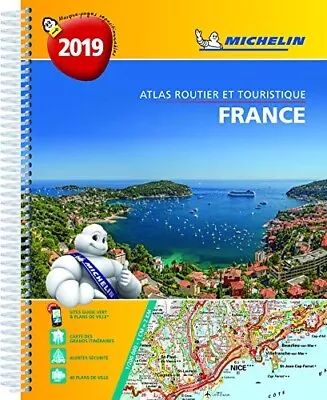 Michelin Driving Travel Holiday Tourist & Motoring Atlas FRANCE 2019 U/s • £5