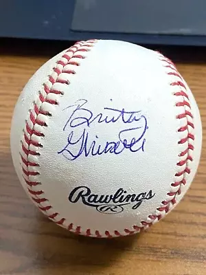 BRITTANY GHIROLI SIGNED AUTOGRAPHED OML CAMDEN YARDS BASEBALL!  Orioles  MLB.com • $39.99