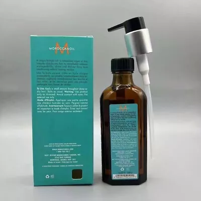 Moroccanoil Hair Oil Treatment Original With Pump 3.4 Oz / 100 Ml • $27.89