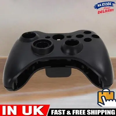 Wireless Controller Full Case Shell Cover + Buttons For XBox 360 Black • £7.39
