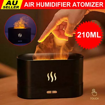 $28.95 • Buy Aroma Air Humidifier Ultrasonic Cool Mist Purifier Flame Essential Oil Diffuser