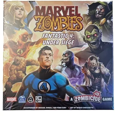 Marvel Zombies Zombicide Fantastic Four Under Siege Board Game(New SealedRetail) • £40