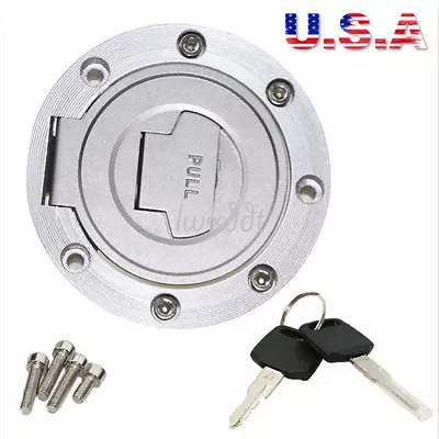 Fuel Gas Tank Cap Cover Lock For Yamaha YZF R6S 2003-2008 2004 2005 2006 2007 US • $20.46