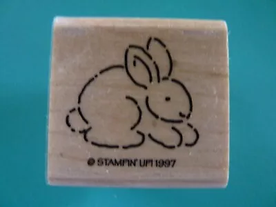 Single Bunny Rabbit Small  STAMPIN UP Rubber Stamp • $10.99