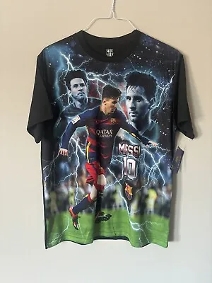 Men’s FC Barcelona Leo Messi Graphic T-Shirt Size Adult L • $26