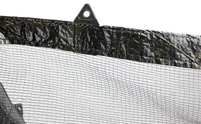 $57.61 • Buy Swimline 21' Round Above Ground Swimming Pool Leaf Net Cover Winter - Open Box